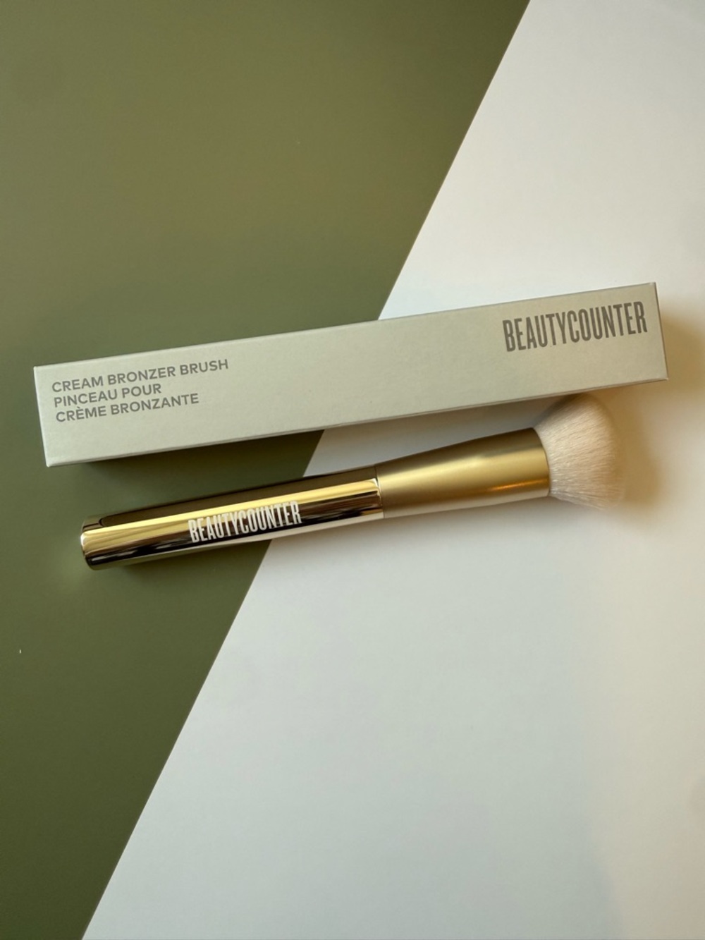beautycounter bronzer brush NEW clean beauty great bronzer blush brush - Picture 5 of 6